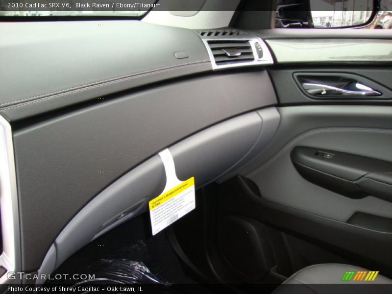Black Raven / Ebony/Titanium 2010 Cadillac SRX V6