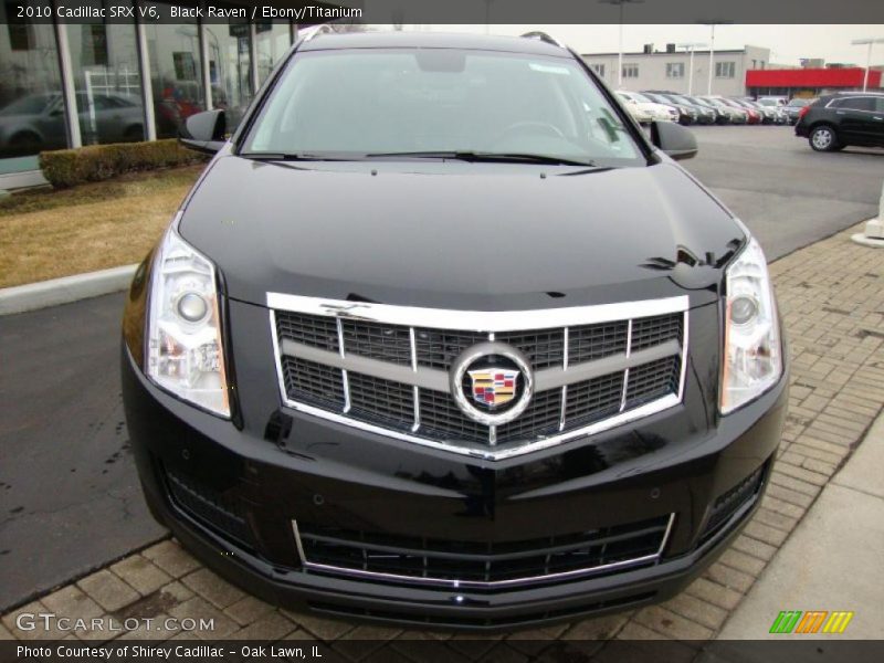 Black Raven / Ebony/Titanium 2010 Cadillac SRX V6