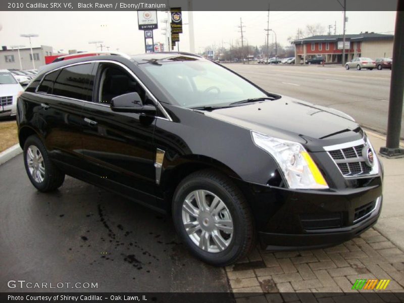 Black Raven / Ebony/Titanium 2010 Cadillac SRX V6