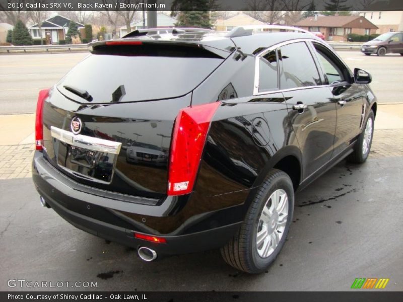 Black Raven / Ebony/Titanium 2010 Cadillac SRX V6