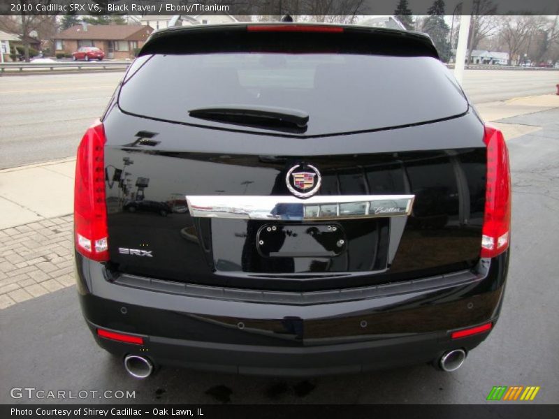 Black Raven / Ebony/Titanium 2010 Cadillac SRX V6