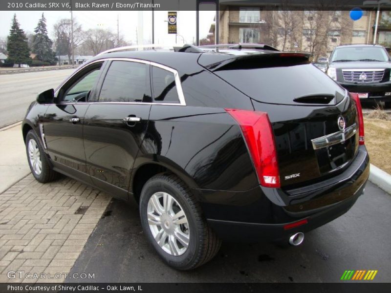 Black Raven / Ebony/Titanium 2010 Cadillac SRX V6