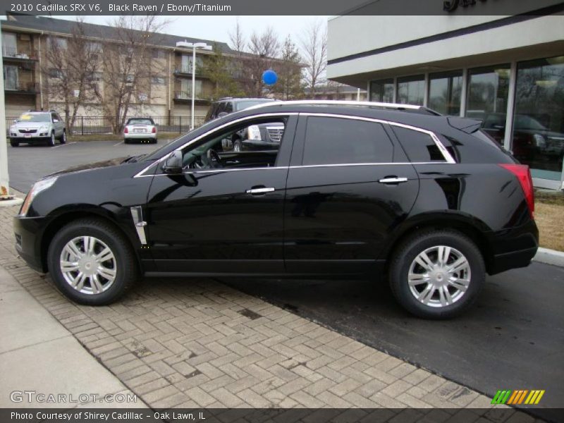 Black Raven / Ebony/Titanium 2010 Cadillac SRX V6