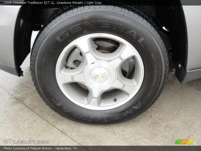 Graystone Metallic / Light Gray 2006 Chevrolet TrailBlazer EXT LS