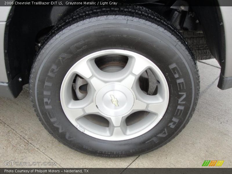 Graystone Metallic / Light Gray 2006 Chevrolet TrailBlazer EXT LS