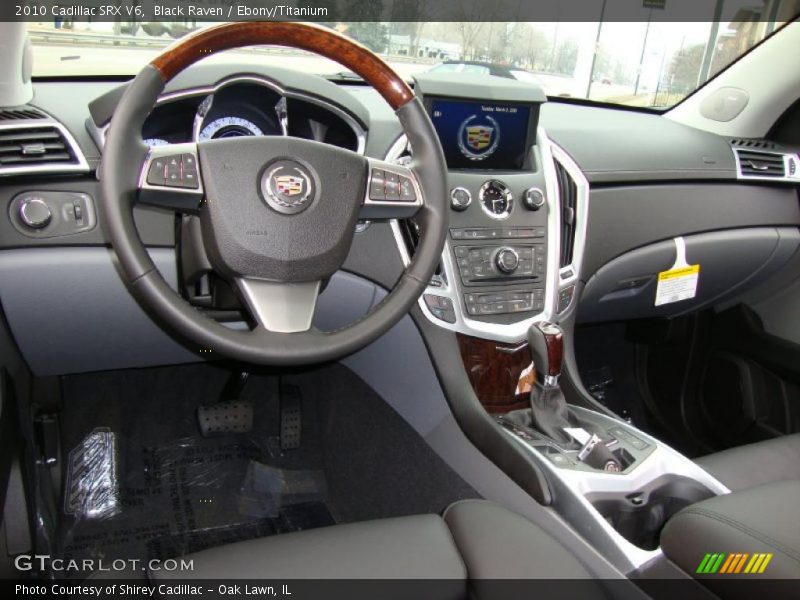 Black Raven / Ebony/Titanium 2010 Cadillac SRX V6
