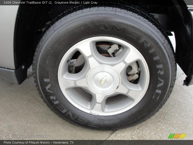 Graystone Metallic / Light Gray 2006 Chevrolet TrailBlazer EXT LS