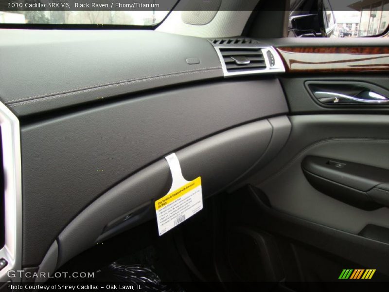 Black Raven / Ebony/Titanium 2010 Cadillac SRX V6