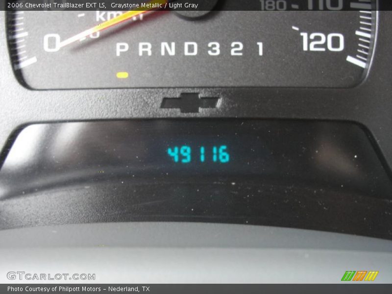 Graystone Metallic / Light Gray 2006 Chevrolet TrailBlazer EXT LS