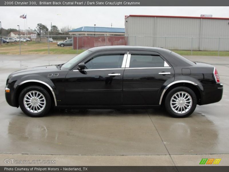 Brilliant Black Crystal Pearl / Dark Slate Gray/Light Graystone 2006 Chrysler 300