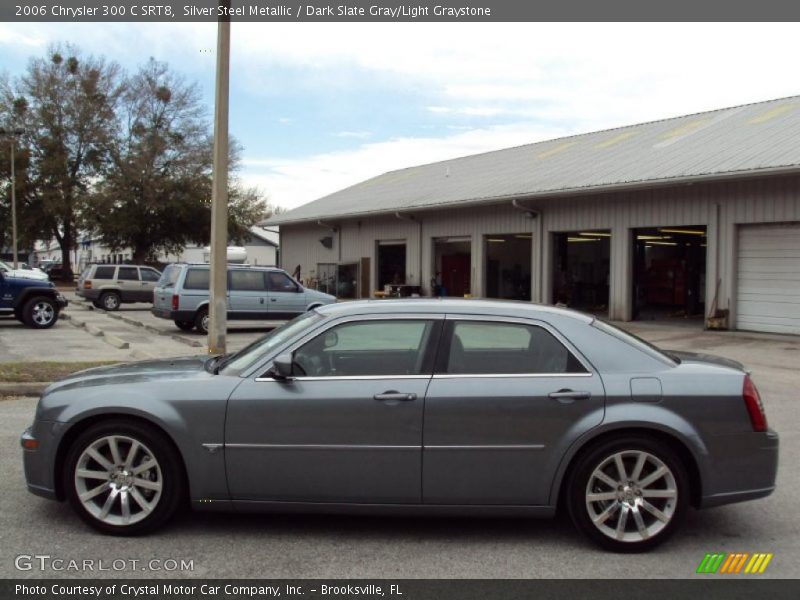 Silver Steel Metallic / Dark Slate Gray/Light Graystone 2006 Chrysler 300 C SRT8