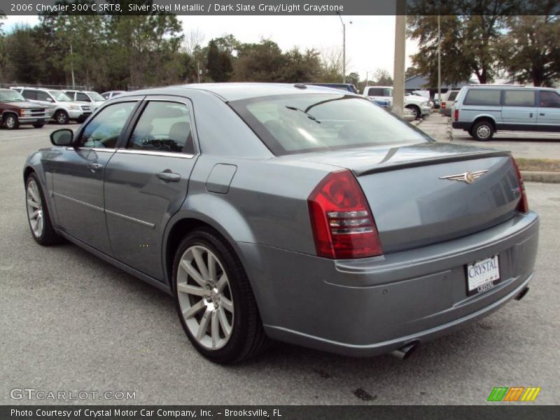 Silver Steel Metallic / Dark Slate Gray/Light Graystone 2006 Chrysler 300 C SRT8
