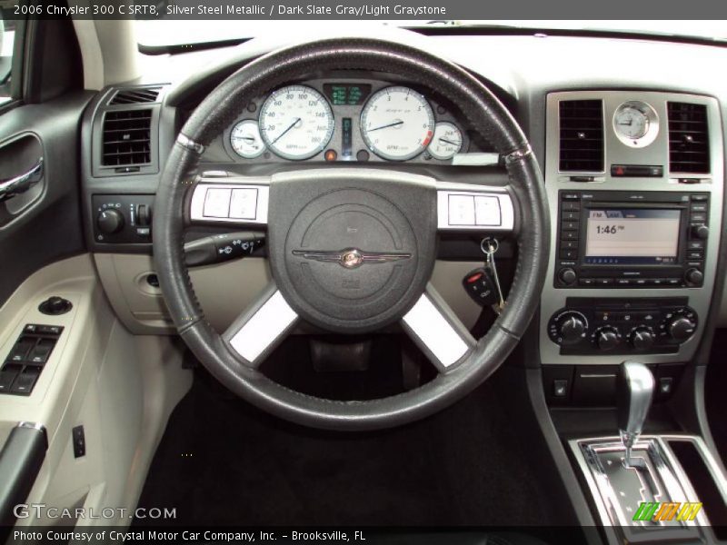 Silver Steel Metallic / Dark Slate Gray/Light Graystone 2006 Chrysler 300 C SRT8