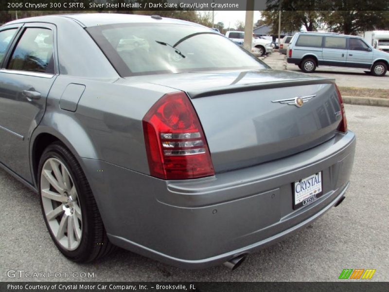 Silver Steel Metallic / Dark Slate Gray/Light Graystone 2006 Chrysler 300 C SRT8