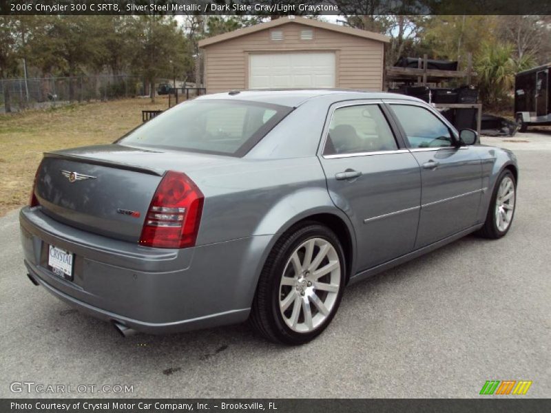 Silver Steel Metallic / Dark Slate Gray/Light Graystone 2006 Chrysler 300 C SRT8