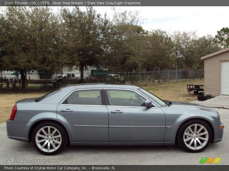 Silver Steel Metallic / Dark Slate Gray/Light Graystone 2006 Chrysler 300 C SRT8