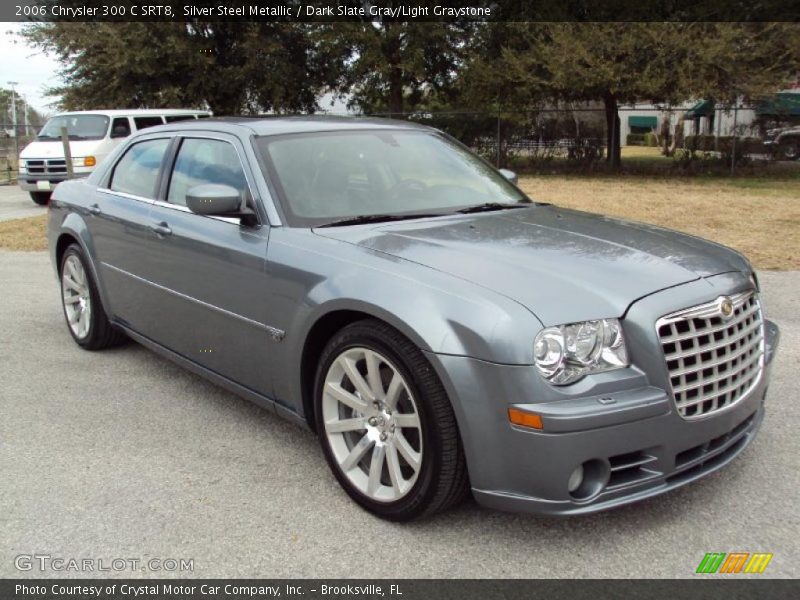 Silver Steel Metallic / Dark Slate Gray/Light Graystone 2006 Chrysler 300 C SRT8