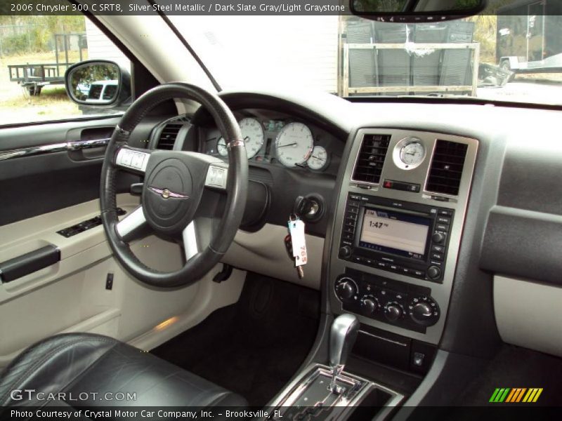Silver Steel Metallic / Dark Slate Gray/Light Graystone 2006 Chrysler 300 C SRT8