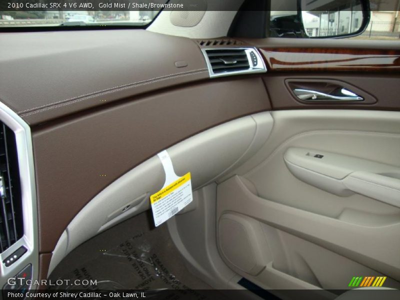 Gold Mist / Shale/Brownstone 2010 Cadillac SRX 4 V6 AWD