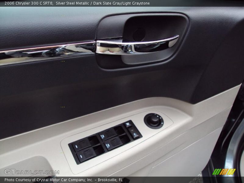 Silver Steel Metallic / Dark Slate Gray/Light Graystone 2006 Chrysler 300 C SRT8