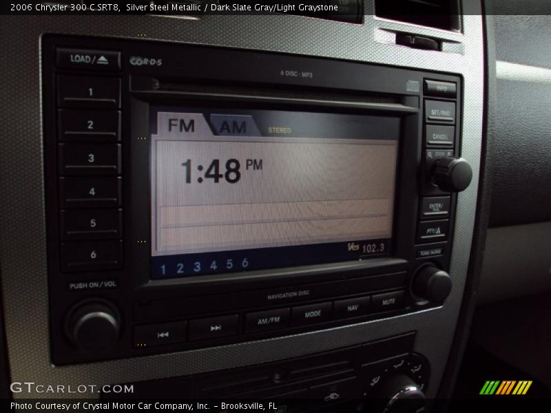 Silver Steel Metallic / Dark Slate Gray/Light Graystone 2006 Chrysler 300 C SRT8