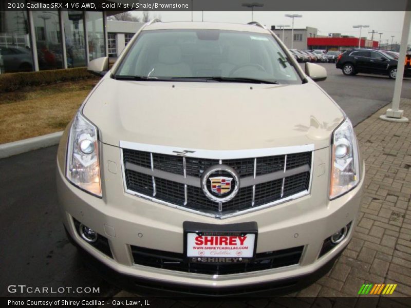 Gold Mist / Shale/Brownstone 2010 Cadillac SRX 4 V6 AWD