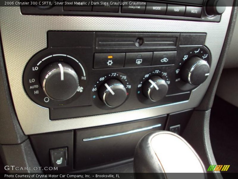 Silver Steel Metallic / Dark Slate Gray/Light Graystone 2006 Chrysler 300 C SRT8