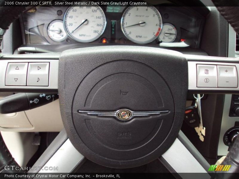 Silver Steel Metallic / Dark Slate Gray/Light Graystone 2006 Chrysler 300 C SRT8