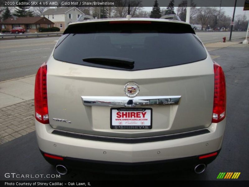 Gold Mist / Shale/Brownstone 2010 Cadillac SRX 4 V6 AWD