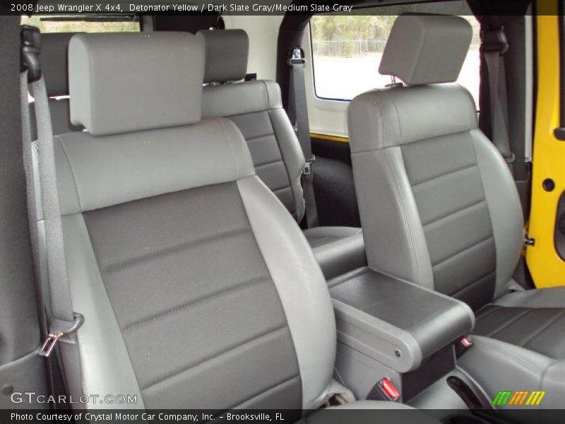 Detonator Yellow / Dark Slate Gray/Medium Slate Gray 2008 Jeep Wrangler X 4x4