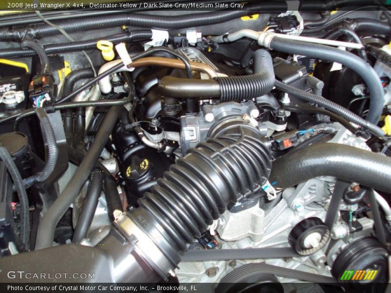 Detonator Yellow / Dark Slate Gray/Medium Slate Gray 2008 Jeep Wrangler X 4x4