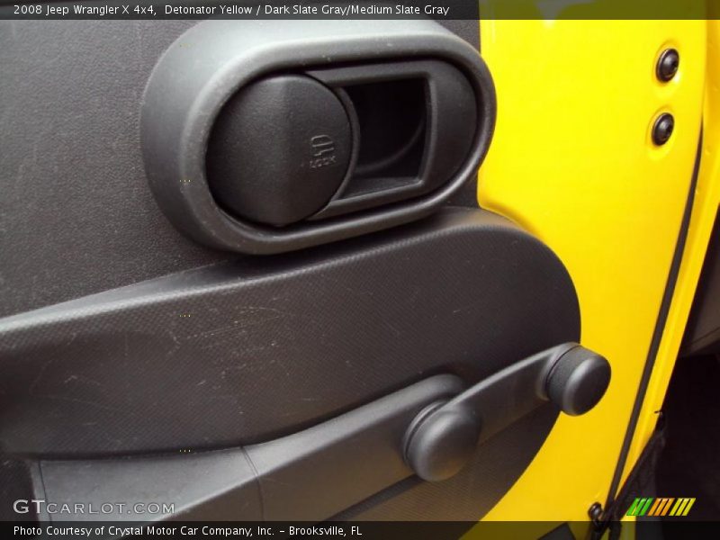 Detonator Yellow / Dark Slate Gray/Medium Slate Gray 2008 Jeep Wrangler X 4x4