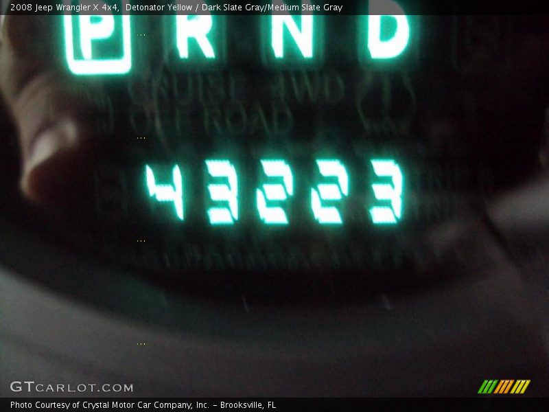 Detonator Yellow / Dark Slate Gray/Medium Slate Gray 2008 Jeep Wrangler X 4x4