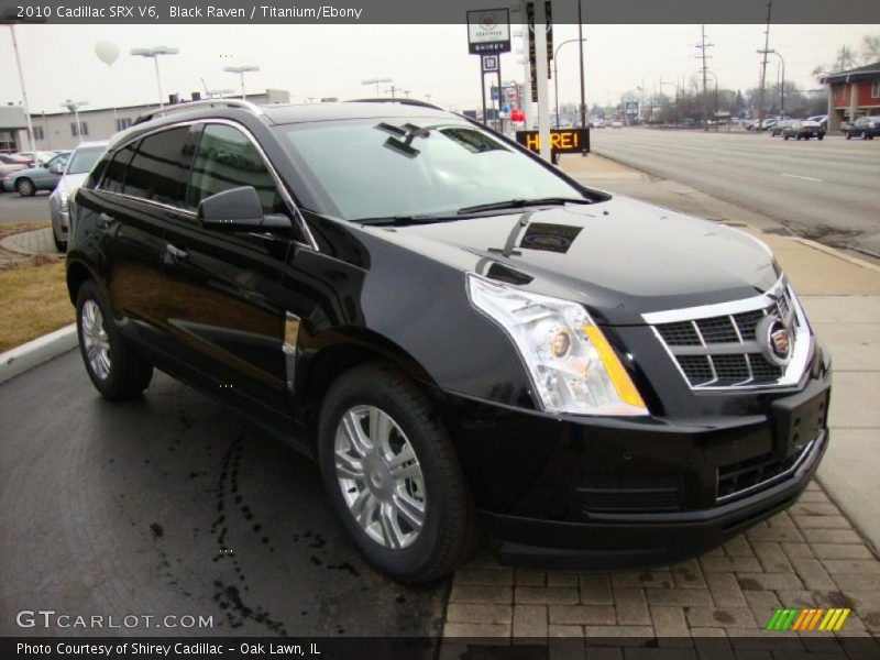 Black Raven / Titanium/Ebony 2010 Cadillac SRX V6