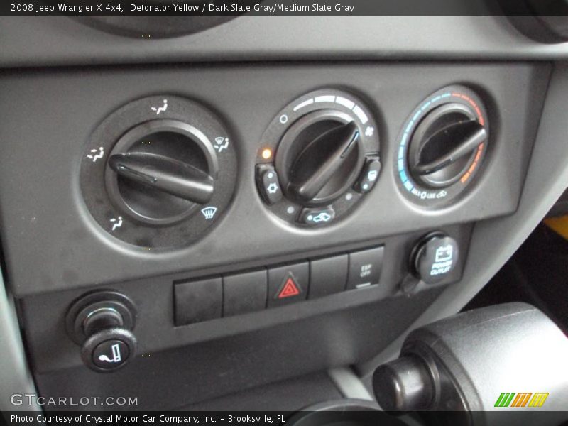 Detonator Yellow / Dark Slate Gray/Medium Slate Gray 2008 Jeep Wrangler X 4x4