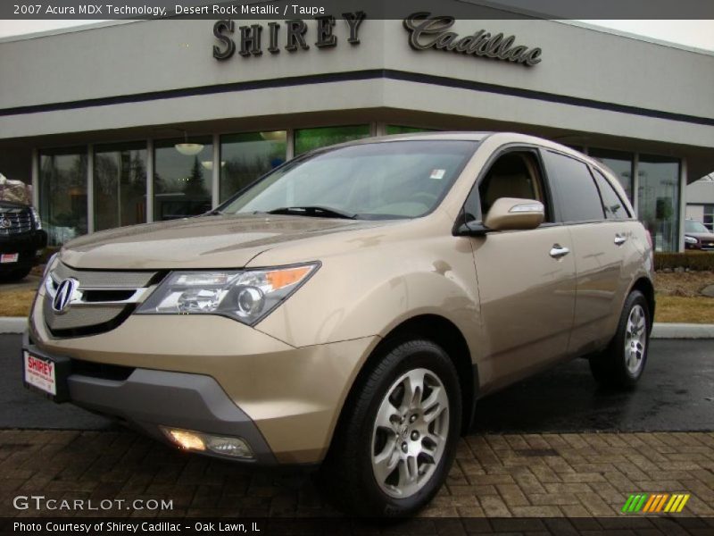 Desert Rock Metallic / Taupe 2007 Acura MDX Technology