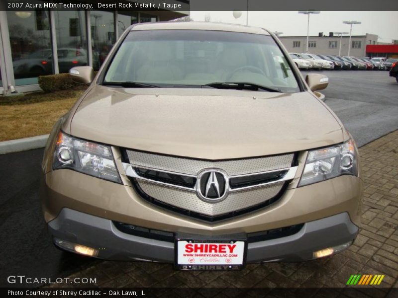 Desert Rock Metallic / Taupe 2007 Acura MDX Technology