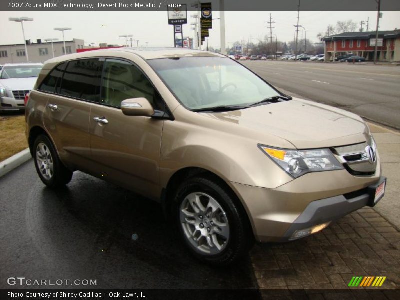 Desert Rock Metallic / Taupe 2007 Acura MDX Technology