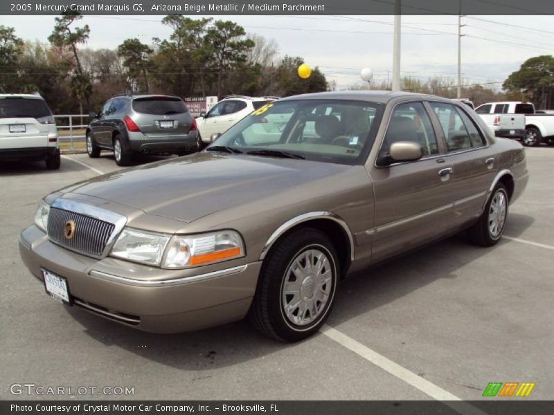 Arizona Beige Metallic / Medium Parchment 2005 Mercury Grand Marquis GS