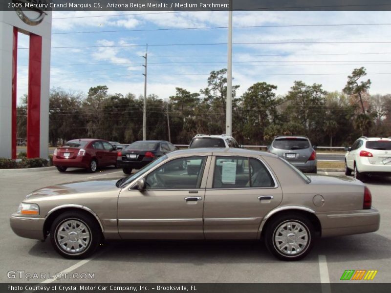 Arizona Beige Metallic / Medium Parchment 2005 Mercury Grand Marquis GS