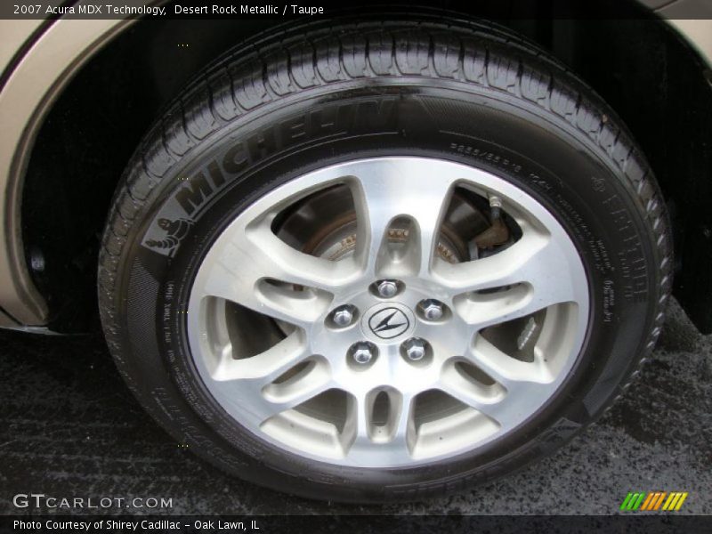 Desert Rock Metallic / Taupe 2007 Acura MDX Technology