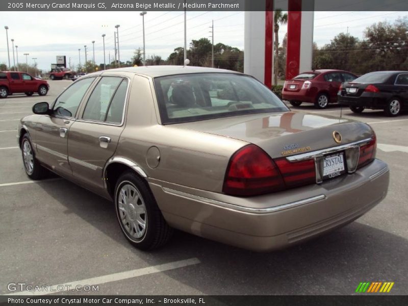 Arizona Beige Metallic / Medium Parchment 2005 Mercury Grand Marquis GS