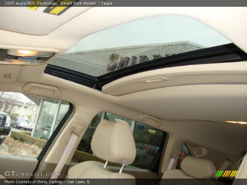 Desert Rock Metallic / Taupe 2007 Acura MDX Technology