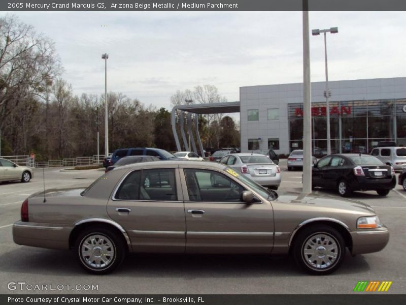 Arizona Beige Metallic / Medium Parchment 2005 Mercury Grand Marquis GS