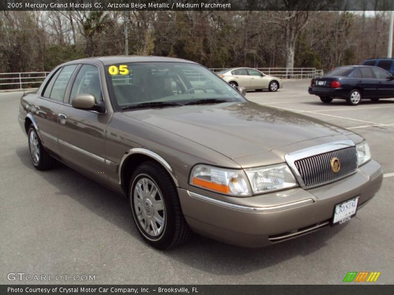 Arizona Beige Metallic / Medium Parchment 2005 Mercury Grand Marquis GS