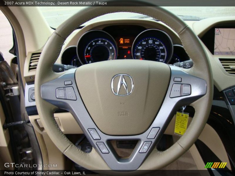 Desert Rock Metallic / Taupe 2007 Acura MDX Technology