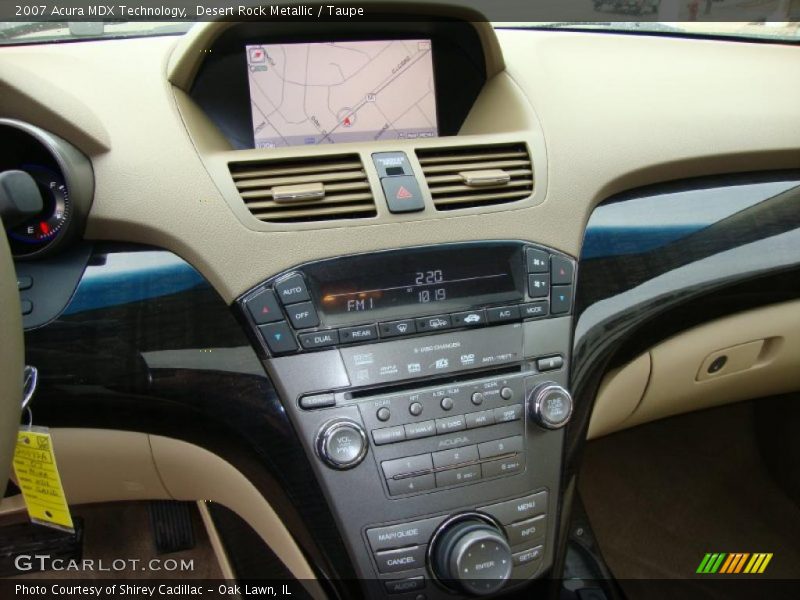 Desert Rock Metallic / Taupe 2007 Acura MDX Technology