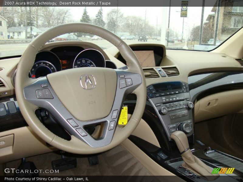 Desert Rock Metallic / Taupe 2007 Acura MDX Technology
