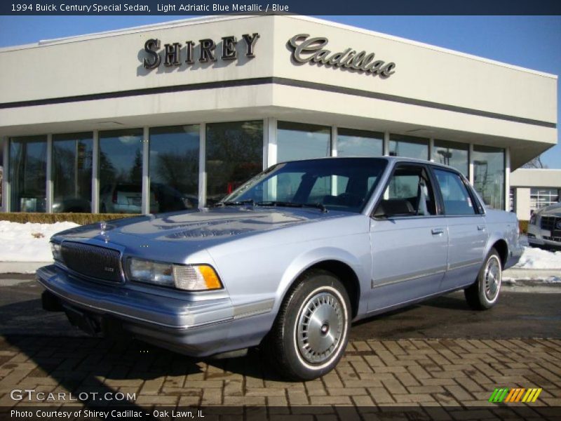 Light Adriatic Blue Metallic / Blue 1994 Buick Century Special Sedan