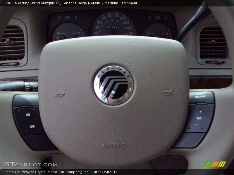 Arizona Beige Metallic / Medium Parchment 2005 Mercury Grand Marquis GS